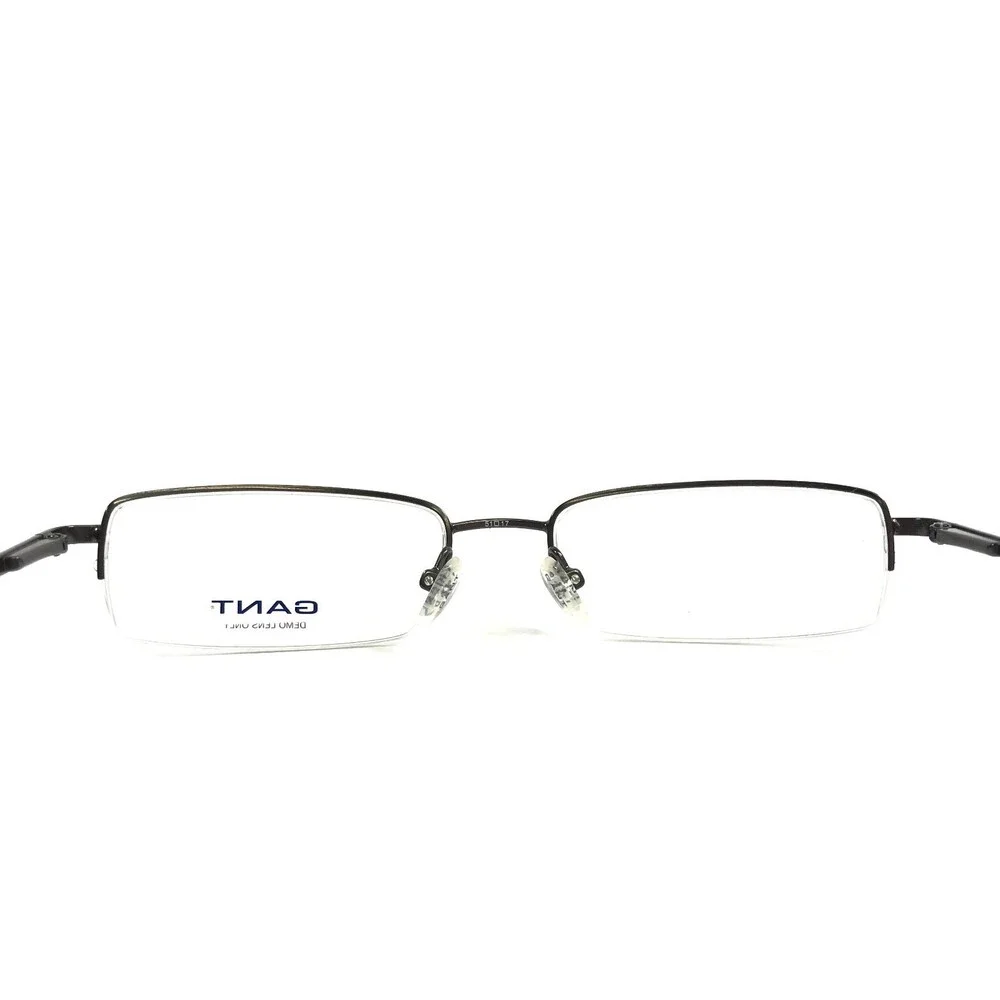 Gants Eyeglasses Frames G WATTS BRN Brown Rectangle Wire Rim 51-17-140